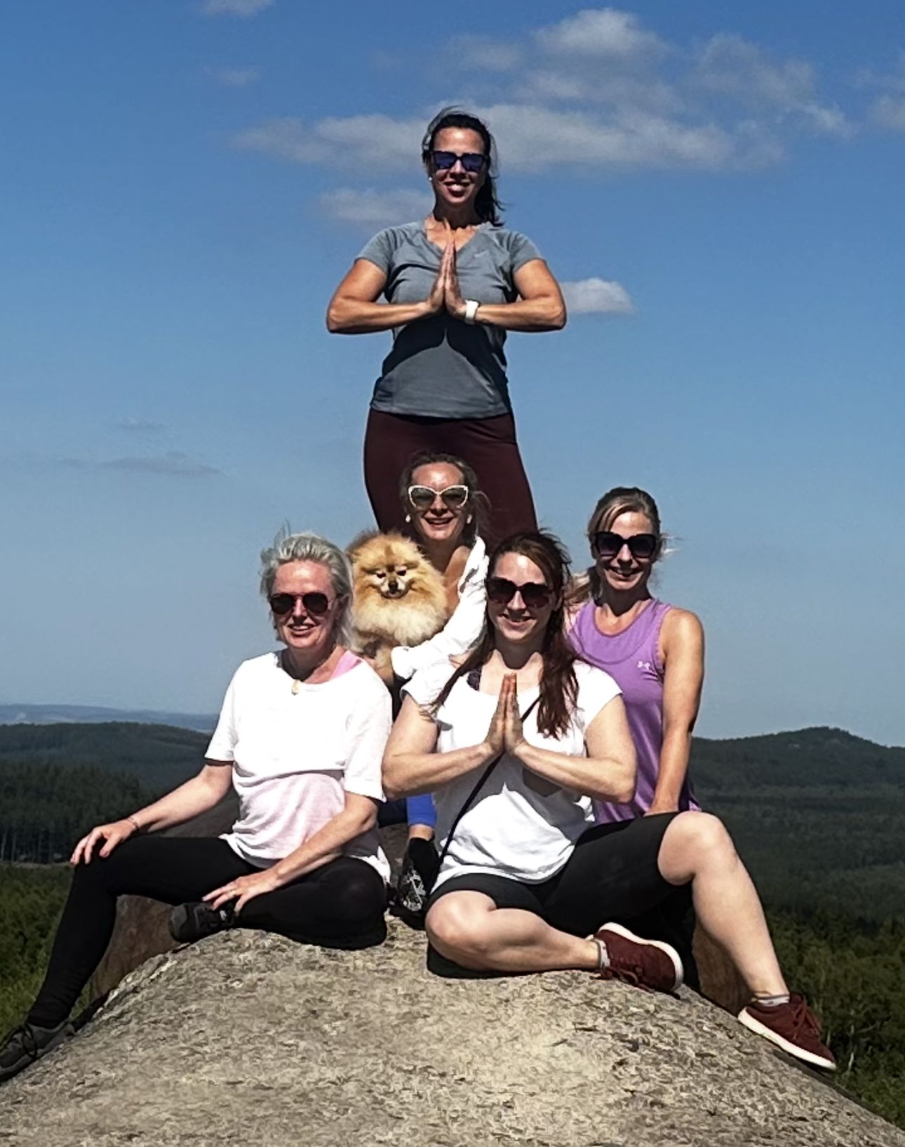 Skupinová lekce jógy 2