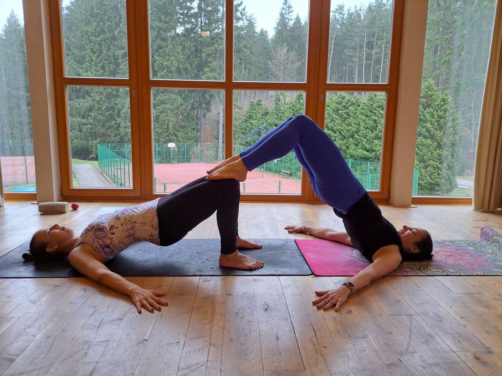Skupinová lekce jógy 3